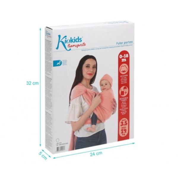 Écharpe de portage semi-élastique KIOKIDS".