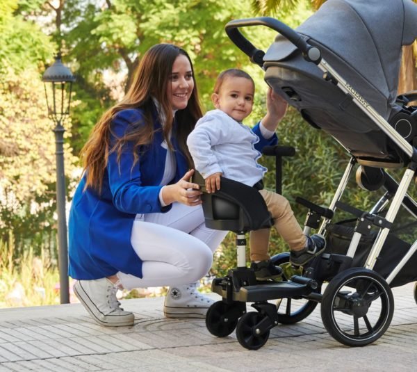 siège porte-bébé" +plateforme pour poussette bébé