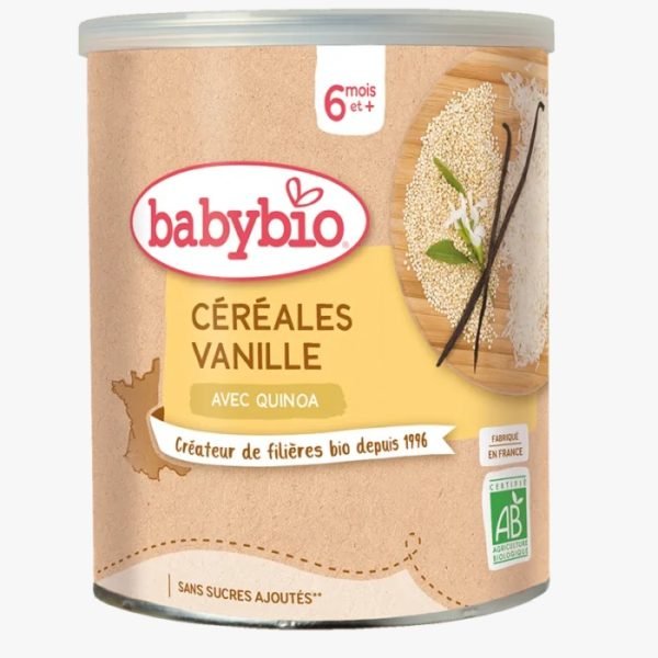 BabyBio Céréales Vanille avec Quinoa 6mois+