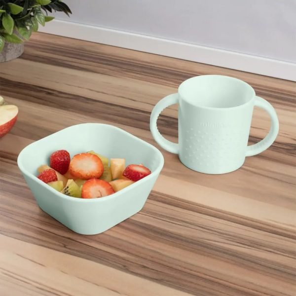 Miniland set de repas carré menthe 0 mois +