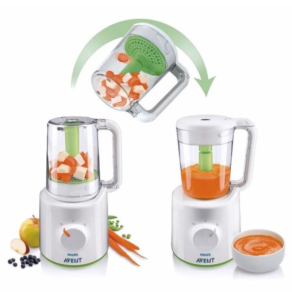 Avent Robot cuiseur vapeur et mixeur 2en1