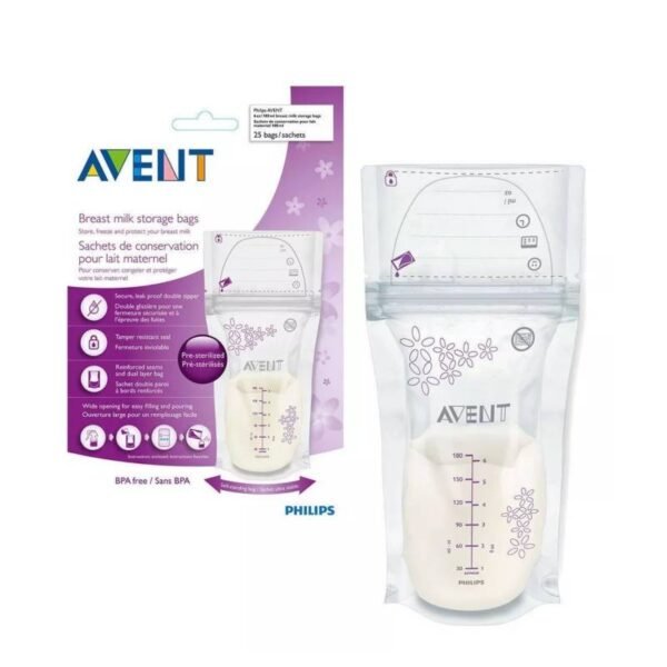 Avent Sachets de conservation du lait maternel 25 unités