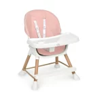 Chaise haute bébé Mika Plus rose – MS