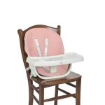 Chaise haute bébé Mika Plus rose – MS