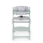 MS Innovaciones Chaise haute Full plus Gris/Turquoise