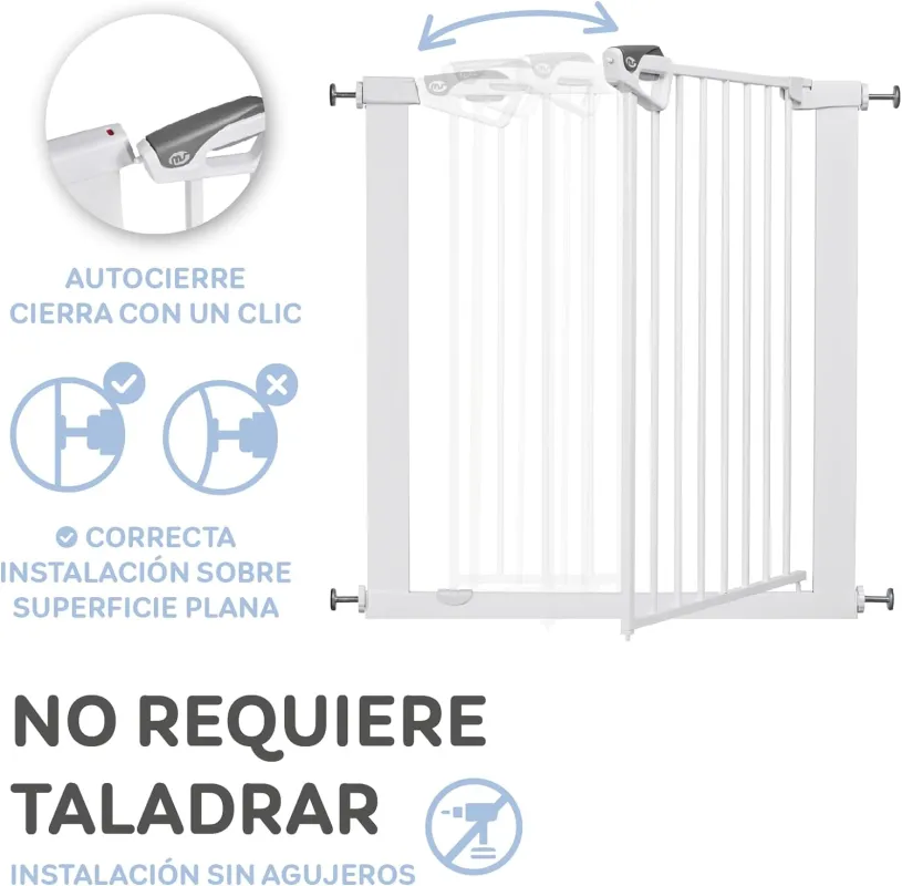 Ms – Barrière de sécurité à fermeture automatique pour enfants