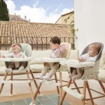 Chaise haute bébé Mika Plus rose – MS