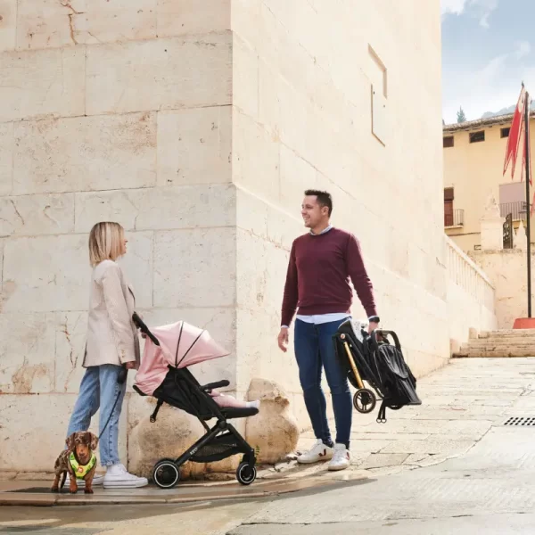 Poussette compacte Keo rose – MS