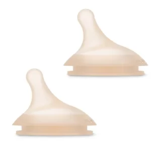Suavinex 2 tétines pour biberon anti-colique Zero.Zero Spécial bébé allaité