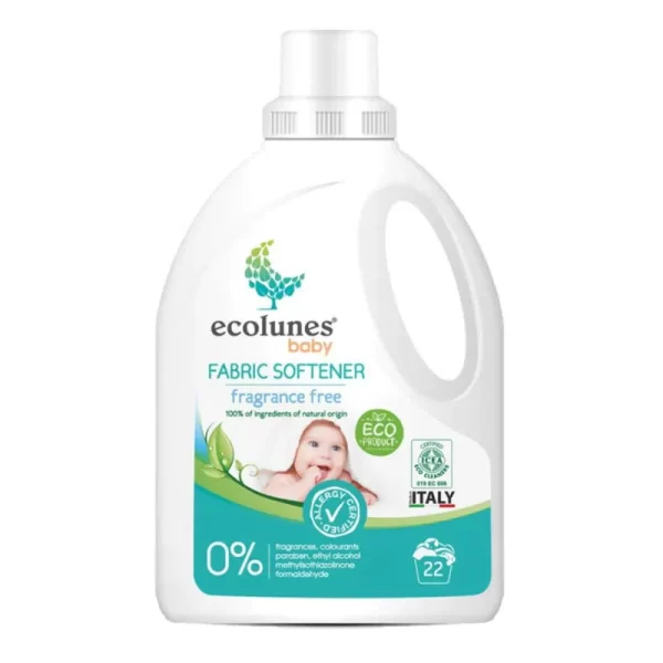 Ecolunes Adoucissant Linge bébé Ecologique et Hypoallergénique 1L