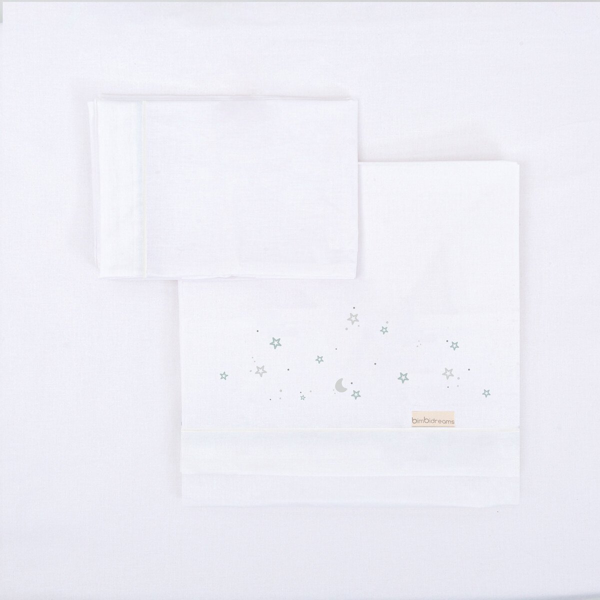 Drap-housse pour mini-berceau Bimbi  100% coton 3 piéces Mesure : 80x50