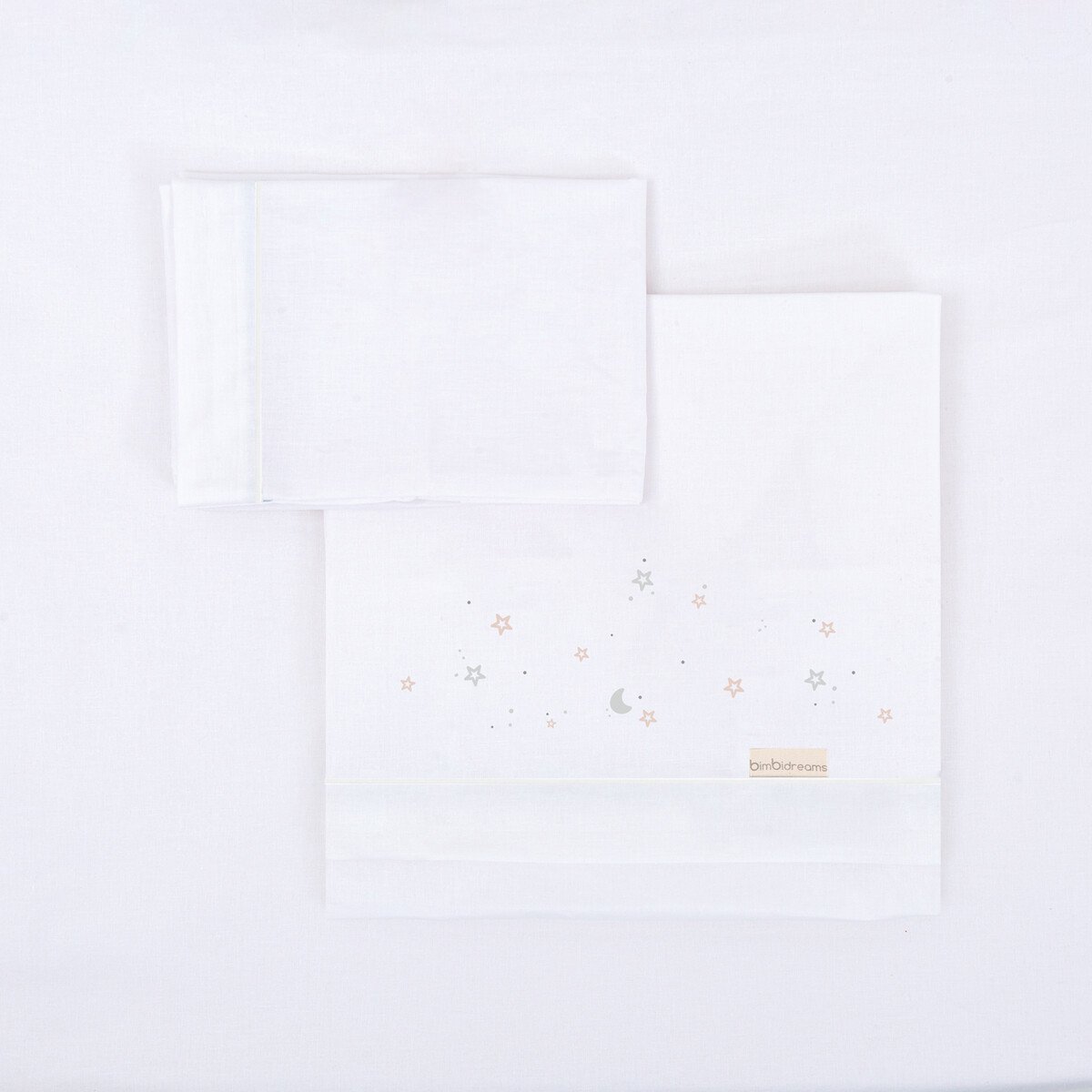 Drap-housse pour mini-berceau Bimbi  100% coton 3 piéces Mesure : 80x50