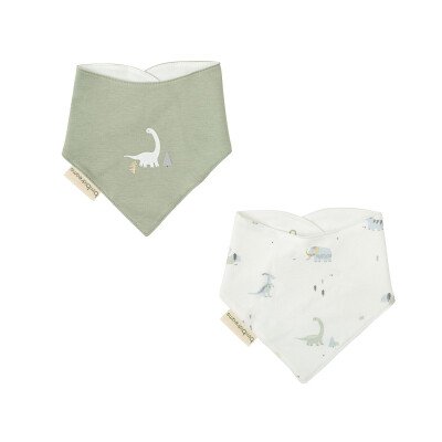 Lot De 2 Bavoirs Bandana
