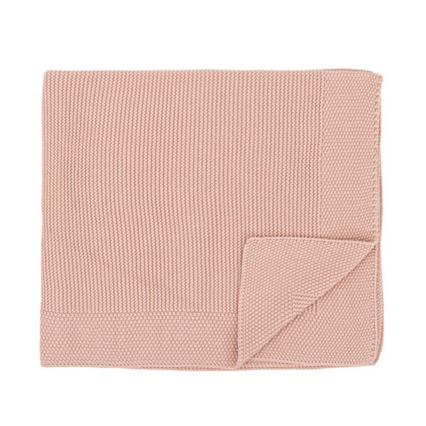 Châle couverture tricoté