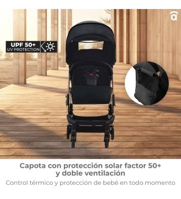 Silla De paseo Amsterdam Dorada