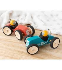 JOUET VOITURE EN BOIS 2 ASSORTIMENTS 12M+