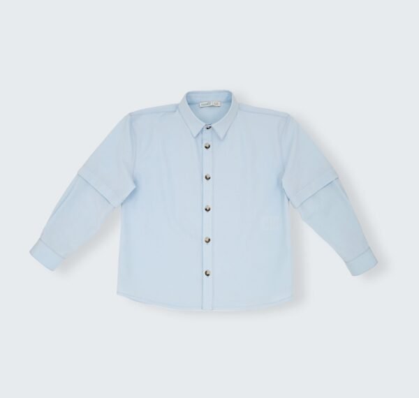 Chemise à manches amovible