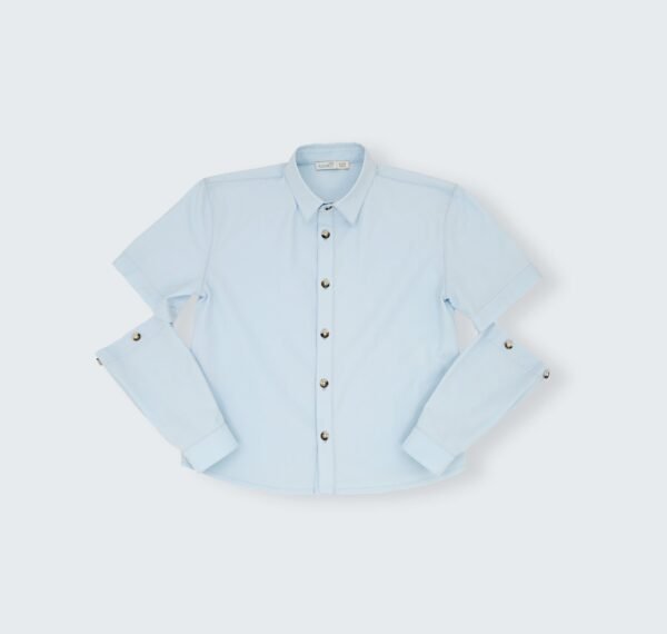 Chemise à manches amovible