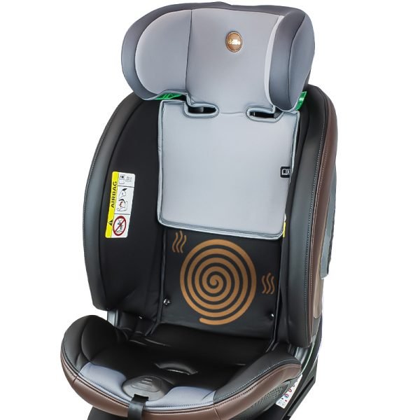 Kidilo Siège auto évolutif 0 – 36 kg Isofix i-Size Premium S360 chauffant–