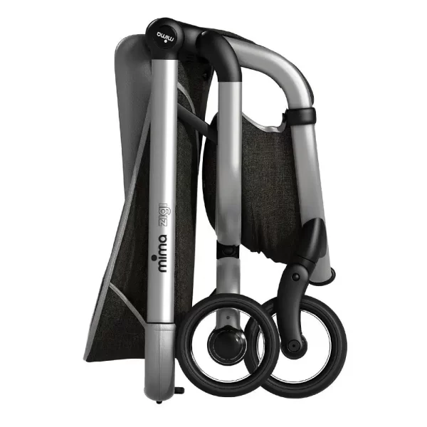 Mima Poussette Zigi Charcoal + Protection pluie incluse