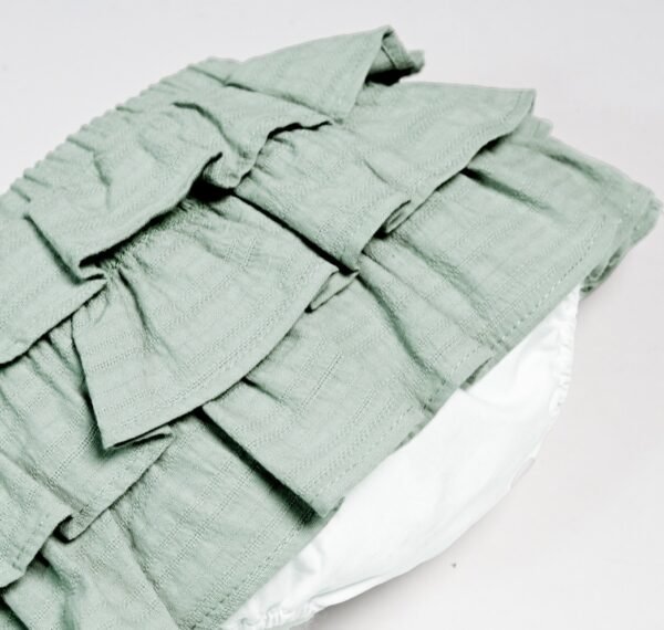 Ensemble T-shirt en jersey blanc 100% coton avec jupe culotte