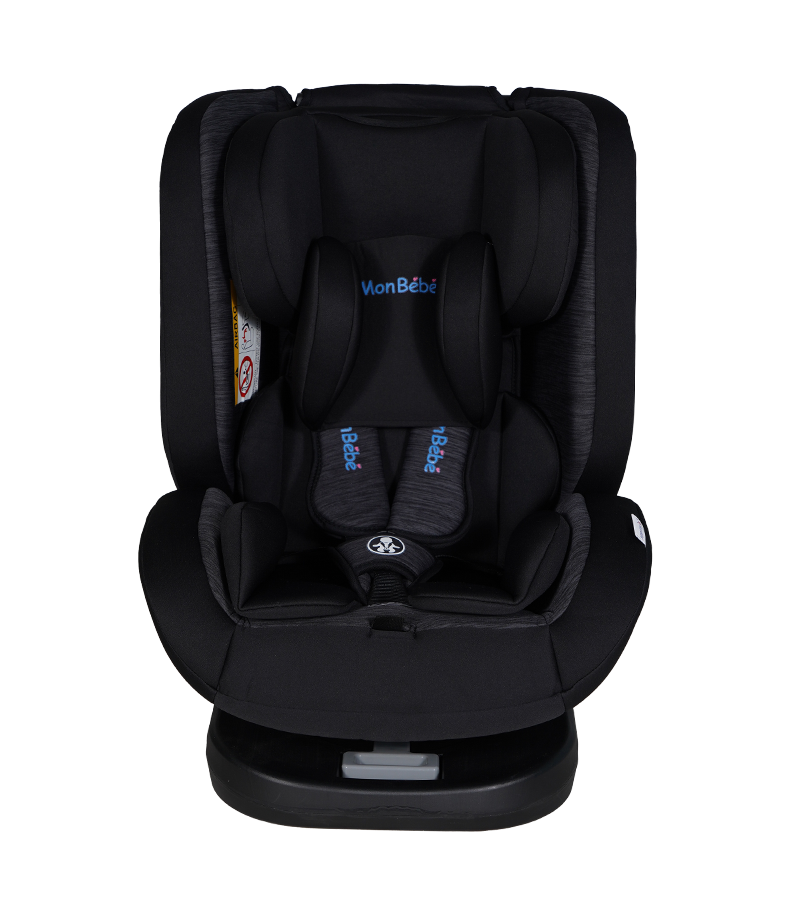 SIÉGE AUTO PIVOTANT 360° ISOFIX NOIR – MON BÉBÉ