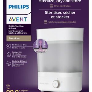Premium Bébé Bouteille Stérilisateur | Tue 99,9% des Germes en 6 Minutes