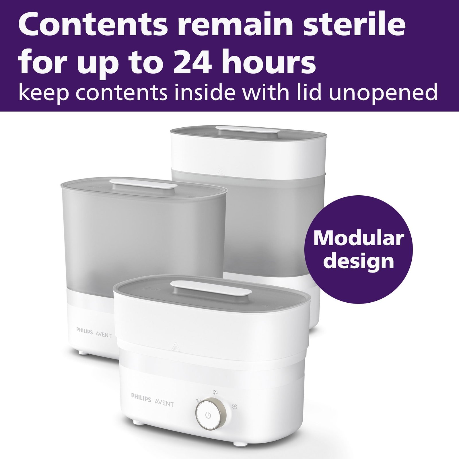 Premium Bébé Bouteille Stérilisateur | Tue 99,9% des Germes en 6 Minutes