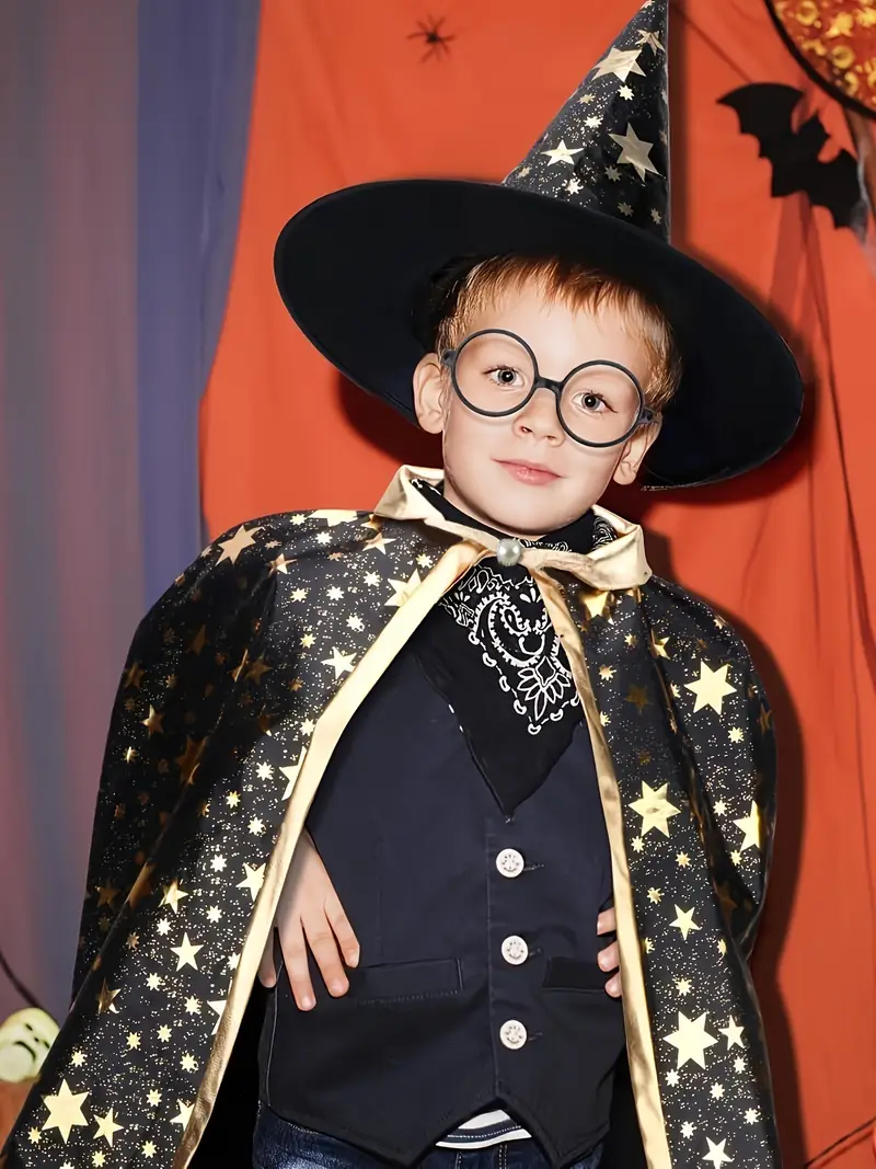 Halloween Wizard Costume Set