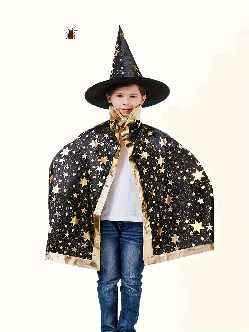 Halloween Wizard Costume Set