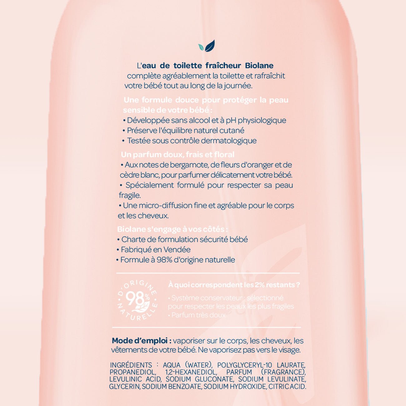 bioane Eau de toilette fraîcheur